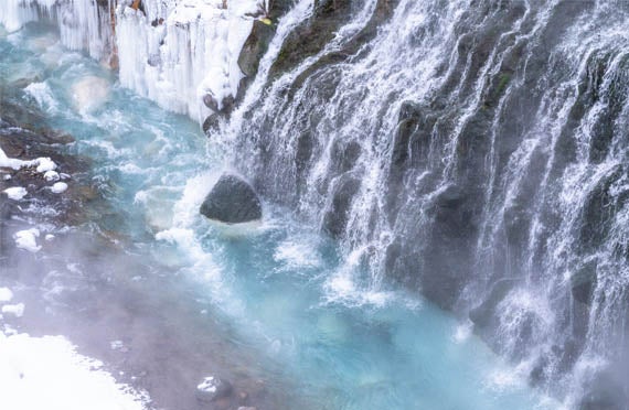 【札幌発/日帰りバスツアー】《12月~3月発》冬の旭山動物園と白ひげの滝&ライトアップ青い池欲張りプラン3
